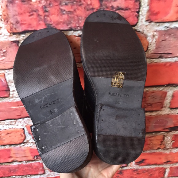 Free People Leather Santa Fe Lace-Up Boot in Black Embossed - Picture 14 of 17